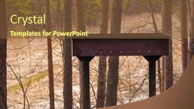  Presentation with pine forest - Slides enhanced with brazier-chargrill-standing-alone background and a tawny brown colored foreground