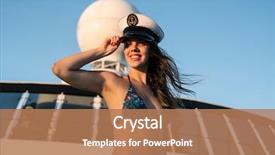  Presentation with invitation - Audience pleasing PPT layouts consisting of cool brazil - girl throw his hat backdrop and a coral colored foreground