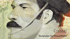  Presentation with cowboy - Amazing PPT theme having brazil-circa-1993-cowboy-portrait backdrop and a  colored foreground