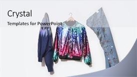  Presentation with red marble pattern wallpaper blue - PPT layouts with brazil clothing - beautiful colorful sequins pattern clothes background and a white colored foreground