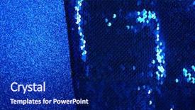  Presentation with metallic blue - Amazing PPT theme having brazil clothing - fashion blue material metallic fabric backdrop and a  colored foreground