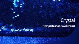  Presentation with metallic blue - Colorful slides enhanced with brazil clothing - fashion blue material metallic fabric backdrop and a  colored foreground