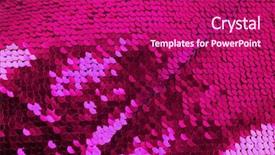  Presentation with fabric - Presentation having brazil clothing - fashion pink material metallic fabric background and a violet colored foreground