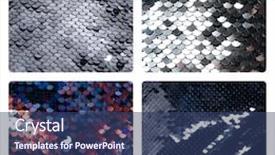  Presentation with metallic - Presentation design enhanced with brazil clothing - fashion silver material metallic fabric background and a  colored foreground