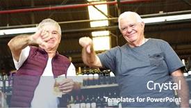  Presentation with amazon rainforest brazilian wetland - PPT layouts having brazil economy - brazilian mature friends thumbs down background and a  colored foreground