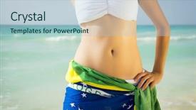  Presentation with dallas cowboys football - Audience pleasing PPT theme consisting of brazil flag - brasil football fan backdrop and a  colored foreground