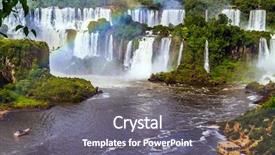  Presentation with dust - Presentation design with brazil national colours - boiling water creates a watery background and a gray colored foreground