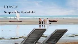  Presentation with brazil - Presentation theme featuring brazil background and a light blue colored foreground