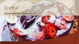  Presentation with milk powder - Theme enhanced with brazilian-acai-with-banana-strawberry background and a lemonade colored foreground