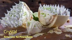  Presentation with white chocolate - Presentation theme consisting of brazilian-easter-egg-stuffed background and a tawny brown colored foreground