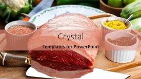  Presentation with meat food - 