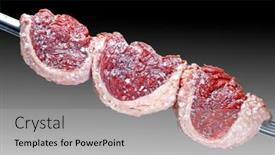  Presentation with meat food - 