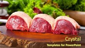  Presentation with meat food - 