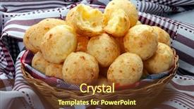  Presentation with salsa nachos chips tortilla snack - PPT layouts with brazilian snack cheese bread pao background and a  colored foreground