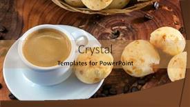  Presentation with snack - Slide deck enhanced with brazilian-snack-cheese-bread-pao background and a yellow colored foreground