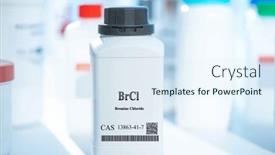  Presentation with plastic packaging - Slide deck enhanced with brcl-bromine-chloride-cas-13863 background and a sky blue colored foreground