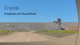  Presentation with flood - Cool new presentation theme with brea-california-9-jun-2021 backdrop and a light blue colored foreground