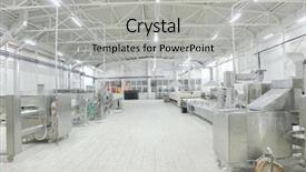  Presentation with bakery - Slides having bread bakery food factory production background and a light gray colored foreground