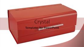  Presentation with bread - Colorful PPT layouts enhanced with bread-box-under-the-white backdrop and a red colored foreground