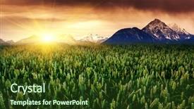  Presentation with artistic - Amazing PPT theme having fantastic field with snow peaks in warm sunlight dramatic and picturesque morning scene location place austria europe artistic picture beauty world soft filter effect backdrop and a tawny brown colored foreground