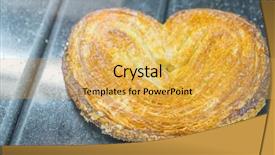  Presentation with break up broken heart - Beautiful presentation featuring bread in shape of heart backdrop and a yellow colored foreground
