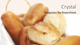  Presentation with bread - Cool new PPT layouts with bread-isolated-on-white backdrop and a  colored foreground