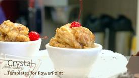  Presentation with pudding - 