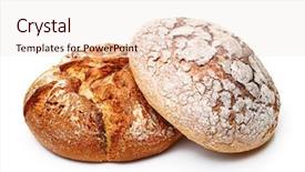  Presentation with fresh water splash green apple isolated white - Audience pleasing theme consisting of breaded - fresh bread isolated on white backdrop and a sky blue colored foreground