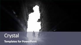  Presentation with gap - Amazing presentation having break - silhouette of businessman standing backdrop and a gray colored foreground