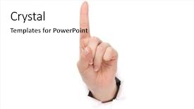  Presentation with paper making - Beautiful presentation theme featuring break - woman hand making sign backdrop and a white colored foreground