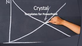  Presentation with diagram - Audience pleasing PPT theme consisting of break even point - hand drawing a diagram backdrop and a dark gray colored foreground