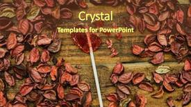  Presentation with broken heart - PPT layouts with break up - broken red lollipo with heart background and a tawny brown colored foreground