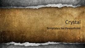  Presentation with brown paper history - Cool new presentation with break walls - cracked paper background backdrop and a  colored foreground
