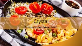  Presentation with hydroponics vegetables hydroponic vegetable - Amazing presentation having breakfast - scrambled eggs with vegetables backdrop and a gold colored foreground