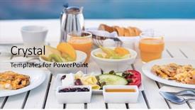  Presentation with honeymoon - Amazing presentation having breakfast brunch table fruits backdrop and a coral colored foreground