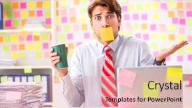  Presentation with special education young adult man - Audience pleasing PPT layouts consisting of breakfast importance - young handsome man in conflicting backdrop and a  colored foreground