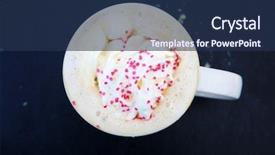  Presentation with christmas chocolate - Audience pleasing theme consisting of breakfast santa - coffee christmas coffee coffee backdrop and a navy blue colored foreground