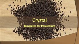  Presentation with tea leaves - Presentation with breakfast tea leaves for brewing background and a tawny brown colored foreground