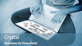  Presentation with breaking news - Audience pleasing slide deck consisting of breaking news doodle against young backdrop and a teal colored foreground