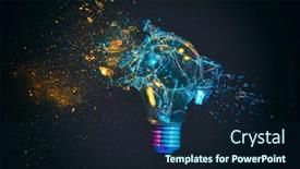  Presentation with impact - Presentation design with breaking-of-a-traditional-light background and a navy blue colored foreground