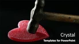  Presentation with beating heart - Beautiful presentation featuring food justice - breaking the love backdrop and a black colored foreground