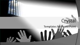  Presentation with prison - Colorful slide deck enhanced with breakout - reaching the sky light backdrop and a light gray colored foreground