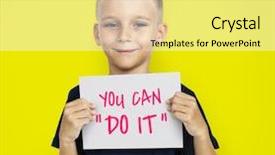  Presentation with fashion - PPT theme consisting of breast cancer awareness - pink ladies women's sport fashion background and a white colored foreground