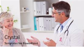  Presentation with breast cancer awareness - Audience pleasing PPT theme consisting of breast cancer awareness message backdrop and a lemonade colored foreground