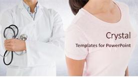  Presentation with pink ribbon breast awareness - Slides featuring breast cancer doctor and woman background and a lemonade colored foreground