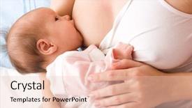  Presentation with breast feeding - Amazing theme having breast feeding - breastfeeding young mother and 1 backdrop and a lemonade colored foreground