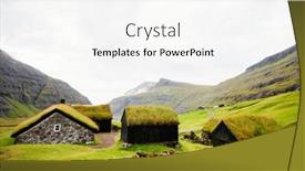  Presentation with scenery - Beautiful slides featuring breathtaking-faroe-islands-scenery backdrop and a white colored foreground