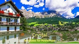  Presentation with alps - Presentation theme having breathtaking-nature-of-italian-alps background and a  colored foreground