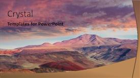 Presentation with mountains - Presentation theme having breathtaking-panorama-view-of-altiplano background and a violet colored foreground