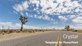  Presentation with joshua tree national park - Presentation theme enhanced with breathtaking-photo-of-joshua-tree background and a gray colored foreground